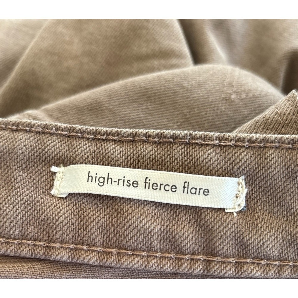 Wrangler Jeans 12 X 31 Brown High Rise Fierce Flare Denim Rodeo cowgirl Retro - Picture 12 of 16